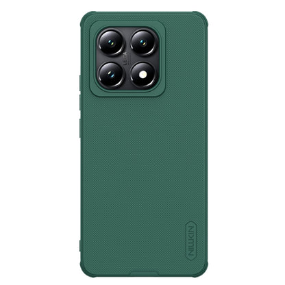 For Xiaomi 14T NILLKIN Frosted Shield Pro PC + TPU Phone Case(Green) - 14T Cases by NILLKIN | Online Shopping South Africa | PMC Jewellery | Buy Now Pay Later Mobicred