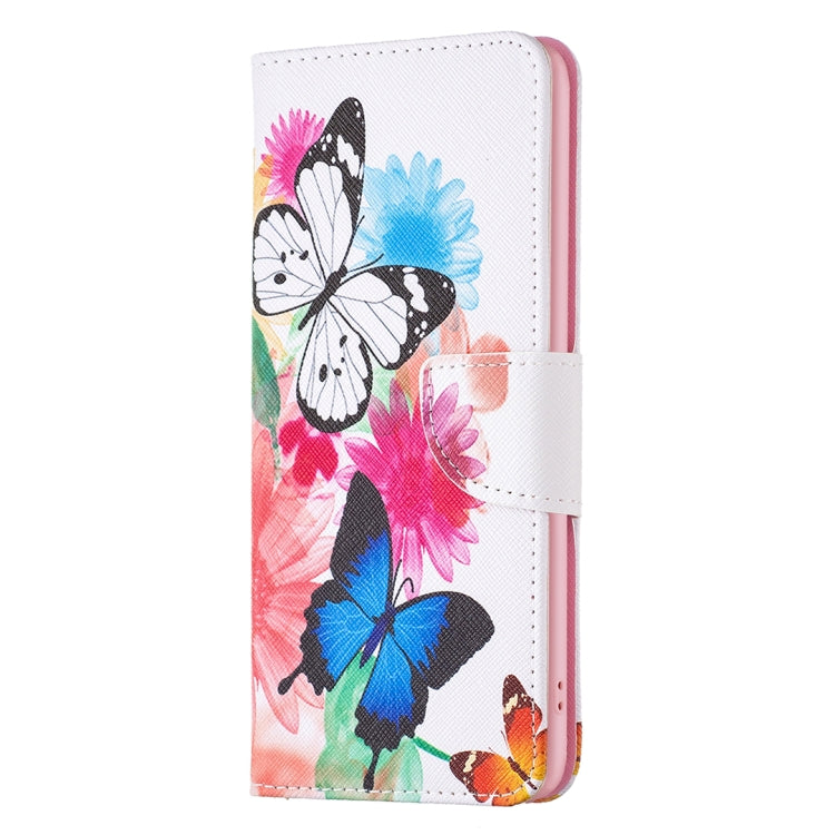 For Samsung Galaxy S25 Ultra 5G Colored Drawing Pattern Leather Phone Case(Butterflies) - Galaxy S25 Ultra 5G Cases by PMC Jewellery | Online Shopping South Africa | PMC Jewellery | Buy Now Pay Later Mobicred