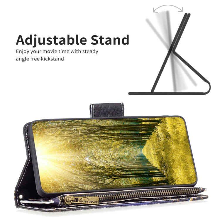 For Samsung Galaxy S25 5G Colored Drawing Pattern Zipper Leather Phone Case(Big Butterfly) - Galaxy S25 5G Cases by PMC Jewellery | Online Shopping South Africa | PMC Jewellery | Buy Now Pay Later Mobicred