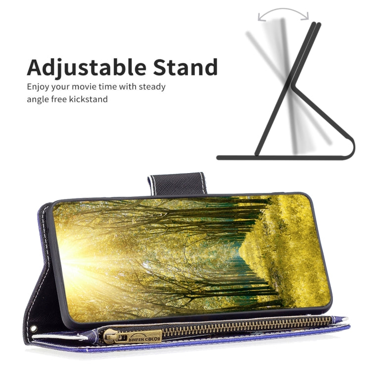 For Samsung Galaxy S25+ 5G Colored Drawing Pattern Zipper Leather Phone Case(Purple Butterfly) - Galaxy S25+ 5G Cases by PMC Jewellery | Online Shopping South Africa | PMC Jewellery | Buy Now Pay Later Mobicred