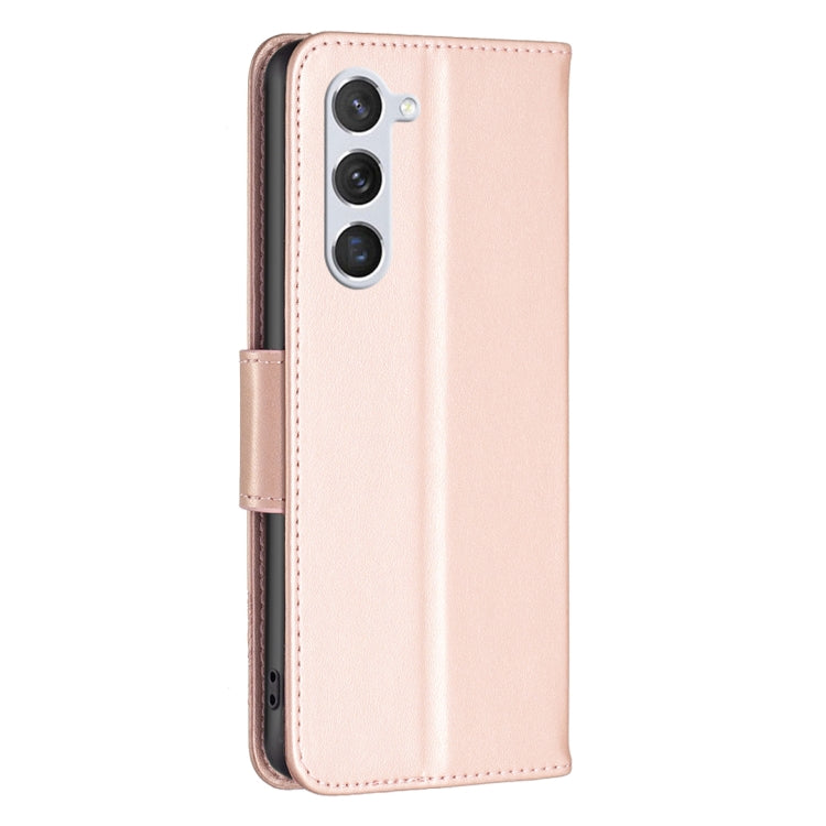 For Samsung Galaxy S25 5G Embossing Two Butterflies Pattern Leather Phone Case(Rose Gold) - Galaxy S25 5G Cases by PMC Jewellery | Online Shopping South Africa | PMC Jewellery | Buy Now Pay Later Mobicred