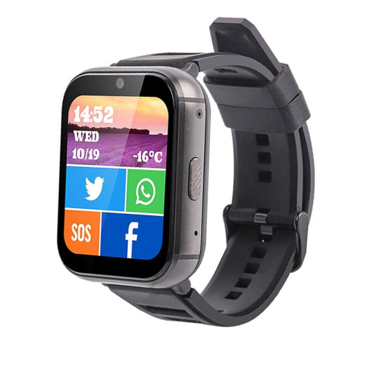 UNIWA DM66 4G Calling Smart Watch, 4GB+64GB, 1.99 inch IPS Screen Android 9.0 Support WiFi GPS(Black) - Android Watch by UNIWA | Online Shopping South Africa | PMC Jewellery | Buy Now Pay Later Mobicred