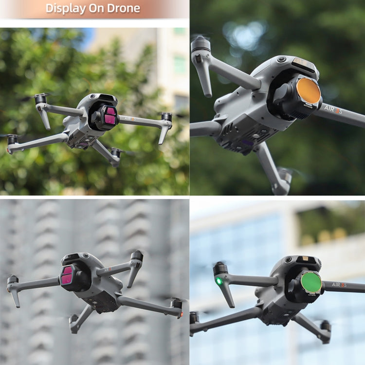 For DJI Air 3S Sunnylife Camera Lens Filter, Filter:ND64 - free shipping - PMC TechLife - Order now!