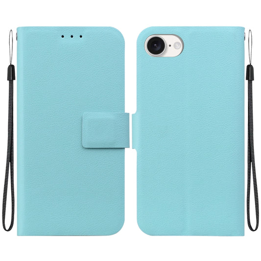 For iPhone 16e Ultra-thin Voltage Magnetic Buckle Leather Phone Case(Green) - iPhone 16e Cases by PMC Jewellery | Online Shopping South Africa | PMC Jewellery | Buy Now Pay Later Mobicred