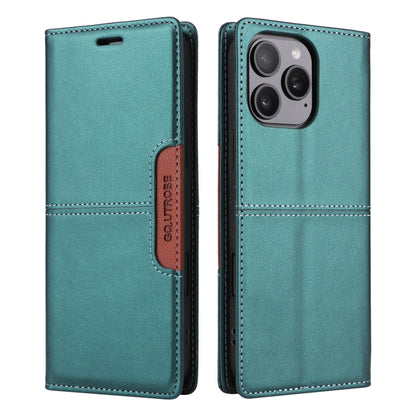 For iPhone 16 Pro Max GQUTROBE G01 RFID Anti-theft Leather Phone Case(Green) - iPhone 16 Pro Max Cases by GQUTROBE | Online Shopping South Africa | PMC Jewellery | Buy Now Pay Later Mobicred