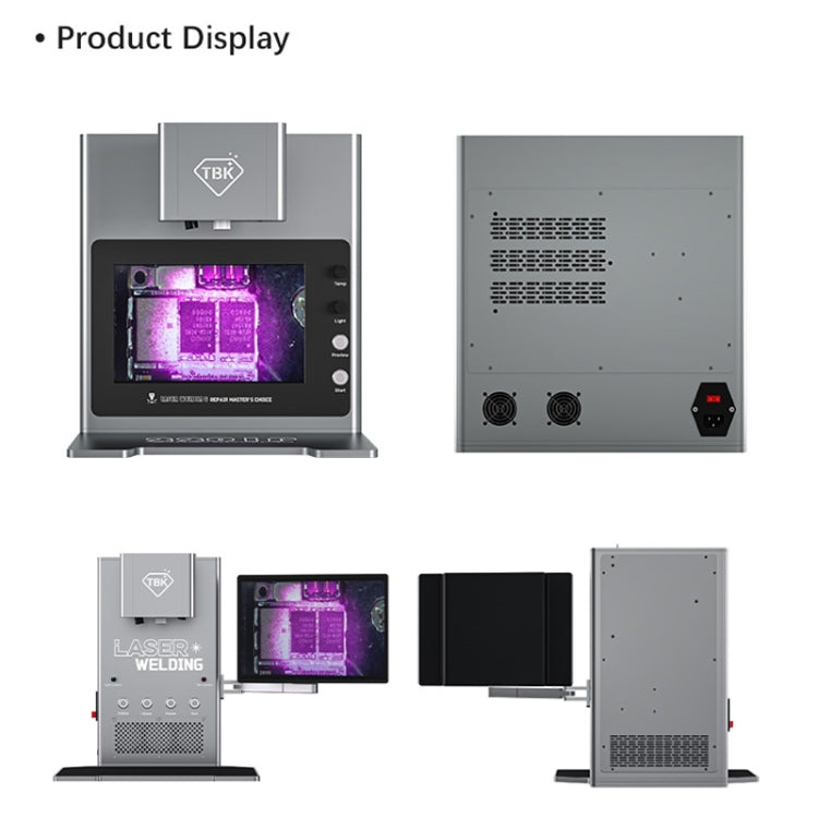 TBK 2203 Smart Infrared Laser Thermostatic Welding Machine with HD Camera, Plug:UK Plug(Built-in LCD) - free shipping - PMc TechLife - Order now!