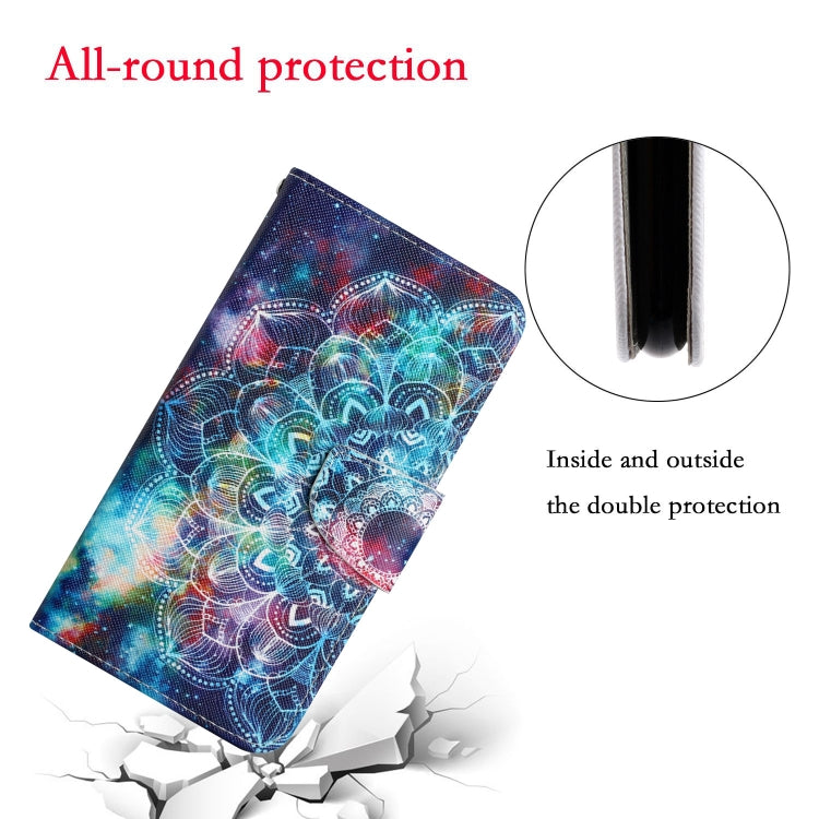 For Samsung Galaxy S25 Ultra 5G Colored Drawing Pattern Leather Phone Case(Star Mandala) - Galaxy S25 Ultra 5G Cases by PMC Jewellery | Online Shopping South Africa | PMC Jewellery | Buy Now Pay Later Mobicred