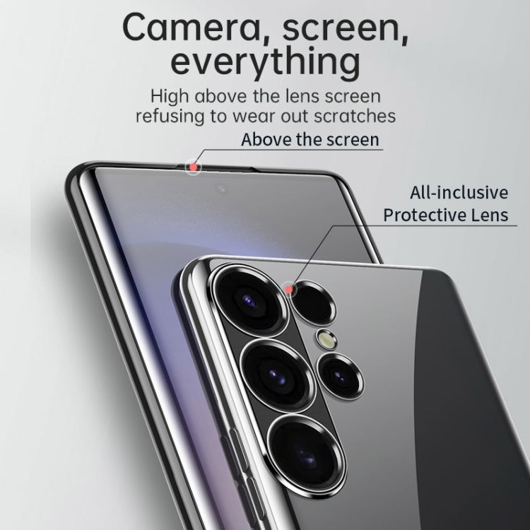 For Samsung Galaxy S25+ 5G SULADA Electroplating Frosted TPU Phone Case(Grey) - free shipping - PMC Jewellery - Order now!