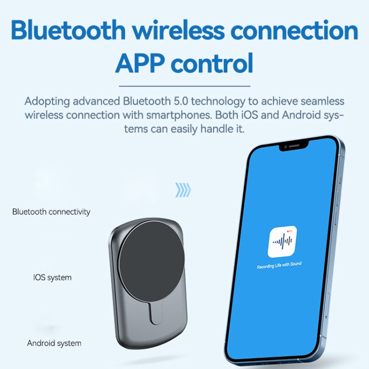 A1A Strong Magnetic Mobile Call Voice Recorder APP Recording Version, Memory:64GB(Black) - Recording Pen by PMC TechLife | Online Shopping South Africa | PMC TechLife | Buy Now Pay Later Mobicred