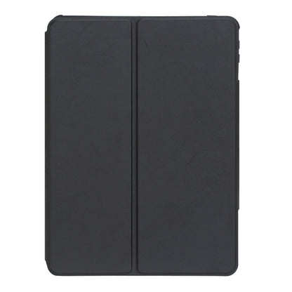 For iPad Pro 11 2024 L13-B 360 Rotation Acrylic Transparent Bluetooth Keyboard Leather Case(Black) - For iPad Pro by PMC Jewellery | Online Shopping South Africa | PMC Jewellery | Buy Now Pay Later Mobicred