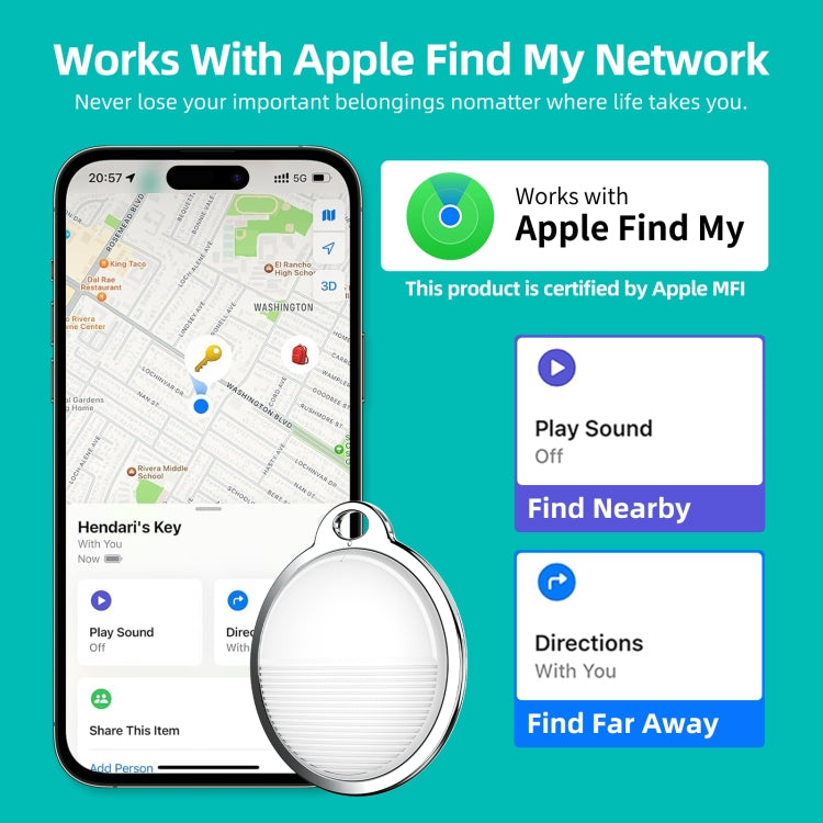 F3 Removable Global Location Tracker Anti-lost Device(Black) - free shipping - PMC Jewellery - Order now!
