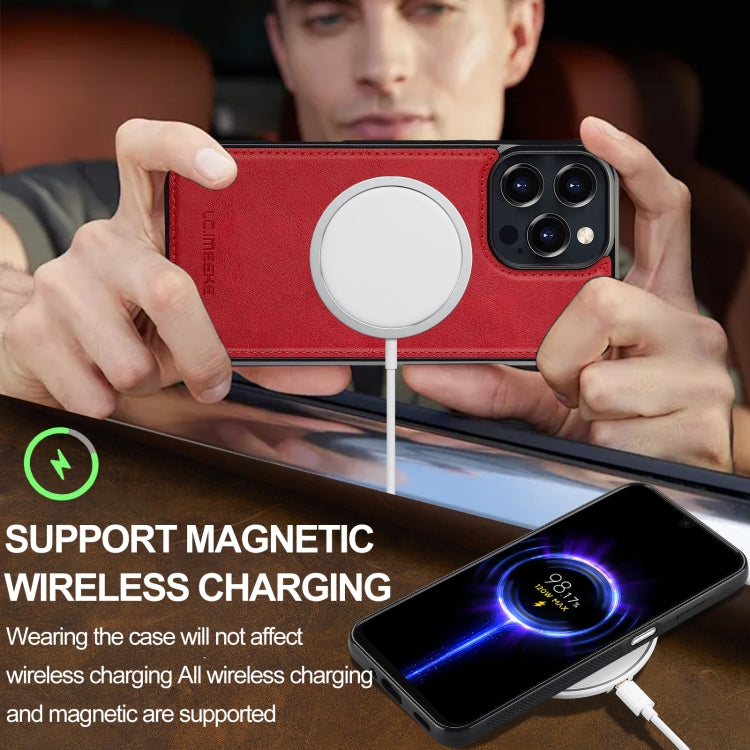 For iPhone 16 Pro LC.IMEEKE Magsafe Phone Case(Red) - free shipping - PMC Jewellery - Order now!