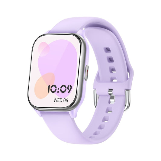 KT73S 1.85 inch Square Screen BT Call Smart Watch, Heart Rate / Blood Pressure / Blood Oxygen / Female Health / Sleep Monitoring(Purple) - Smart Wristbands by PMC Jewellery | Online Shopping South Africa | PMC Jewellery | Buy Now Pay Later Mobicred