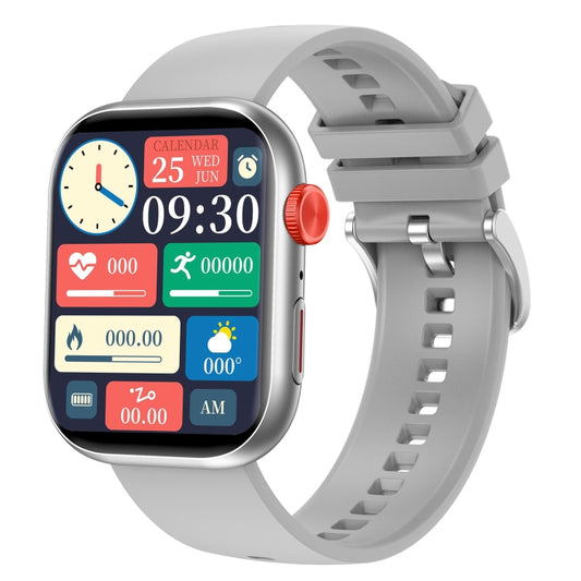 LC88 2 inch Square Screen BT Call Smart Watch, Heart Rate / Blood Pressure / Blood Oxygen / Sleep Monitoring(Silver) - Smart Wristbands by PMC Jewellery | Online Shopping South Africa | PMC Jewellery | Buy Now Pay Later Mobicred