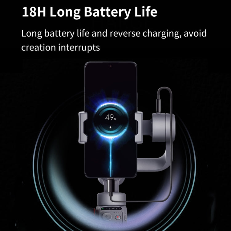 FUNSNAP Capture 5 Professional 3-Axis Handheld Gimbal Phone Live Stabilizer, Combo Version(Grey) - free shipping - PMC TechLife - Order now!