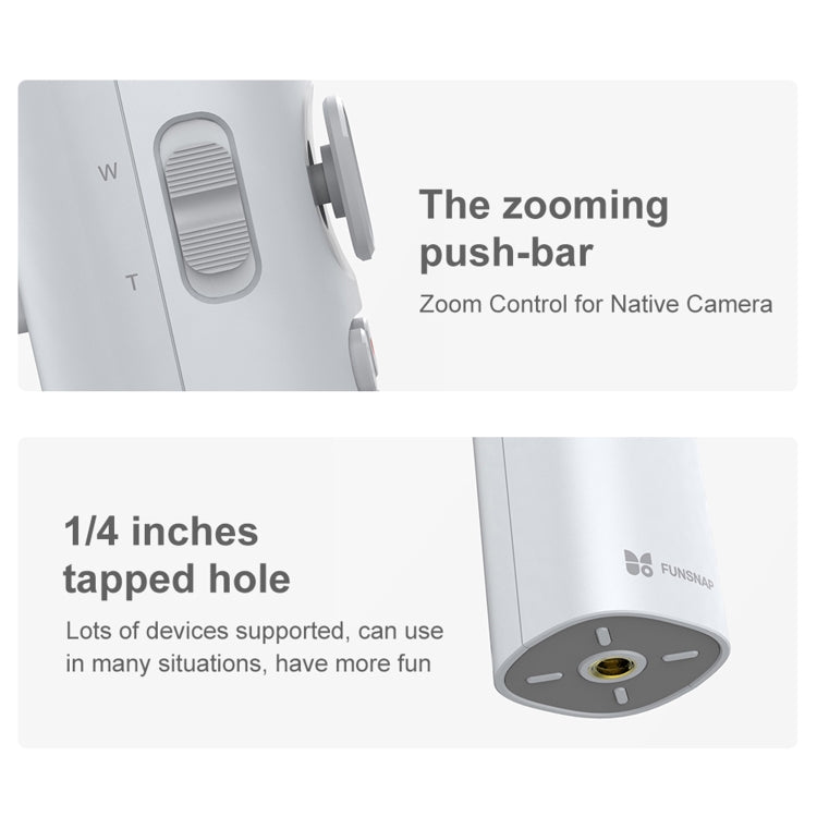 FUNSNAP Capture �� Aluminum Alloy Arm 3-Axis Handheld Phone Gimbal, Basic Version(Grey) - free shipping - PMC TechLife - Order now!