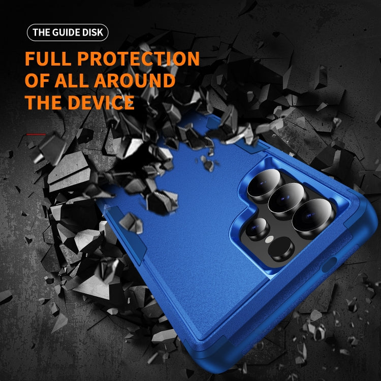 For Samsung Galaxy S25 Ultra 5G TPU + PC Shockproof Protective Phone Case(Royal Blue) - free shipping - PMC Jewellery - Order now!