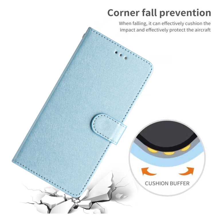 For Samsung Galaxy S25 5G Silk Texture Horizontal Flip Leather Phone Case(Light Blue) - Galaxy S25 5G Cases by PMC Jewellery | Online Shopping South Africa | PMC Jewellery | Buy Now Pay Later Mobicred