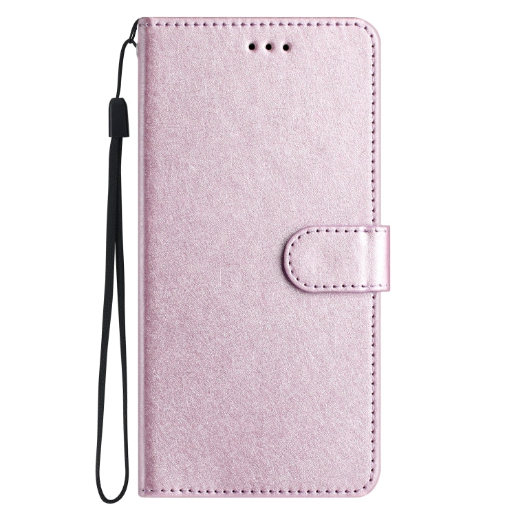For Samsung Galaxy S25 5G Silk Texture Horizontal Flip Leather Phone Case(Rose Pink) - Galaxy S25 5G Cases by PMC Jewellery | Online Shopping South Africa | PMC Jewellery | Buy Now Pay Later Mobicred