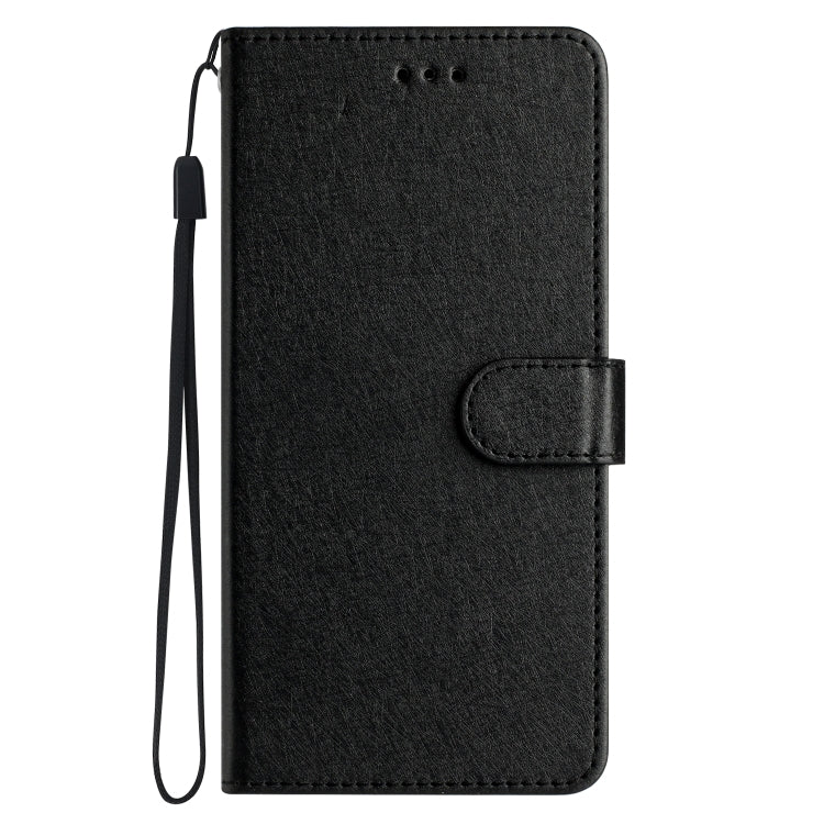 For Samsung Galaxy S25 Ultra 5G Silk Texture Horizontal Flip Leather Phone Case(Black) - free shipping - PMC Jewellery - Order now!