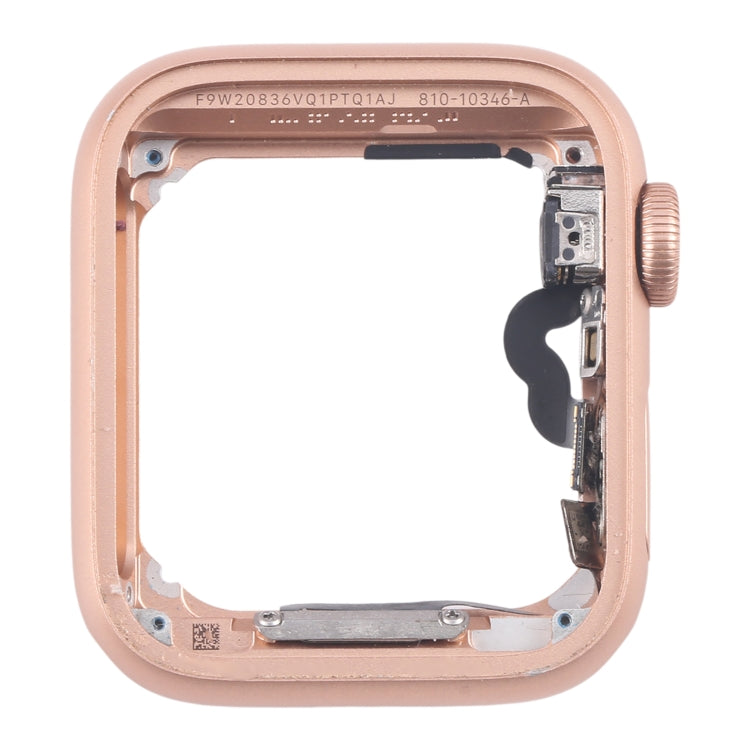 For Apple Watch Series 4 40MM GPS Aluminium Alloy Middle Frame Bezel Plate with Crown Spin Axis Flex Cable(Gold) - Middle Frame by PMC TechLife | Online Shopping South Africa | PMC TechLife | Buy Now Pay Later Mobicred