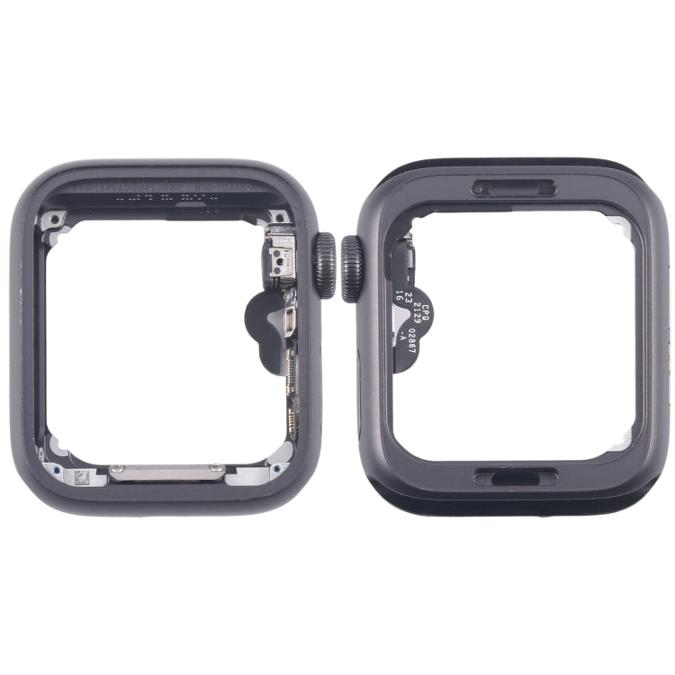 For Apple Watch SE 2020 44MM GPS Aluminium Alloy Middle Frame Bezel Plate with Crown Spin Axis Flex Cable(Grey) - Middle Frame by PMC TechLife | Online Shopping South Africa | PMC TechLife | Buy Now Pay Later Mobicred