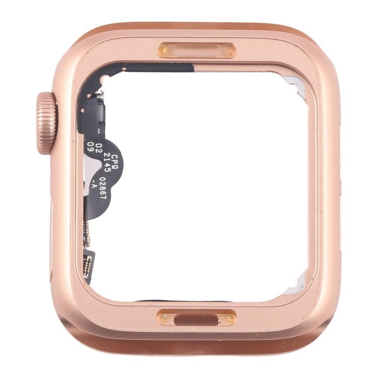 For Apple Watch SE 2020 44MM GPS Aluminium Alloy Middle Frame Bezel Plate with Crown Spin Axis Flex Cable(Gold) - Middle Frame by PMC TechLife | Online Shopping South Africa | PMC TechLife | Buy Now Pay Later Mobicred
