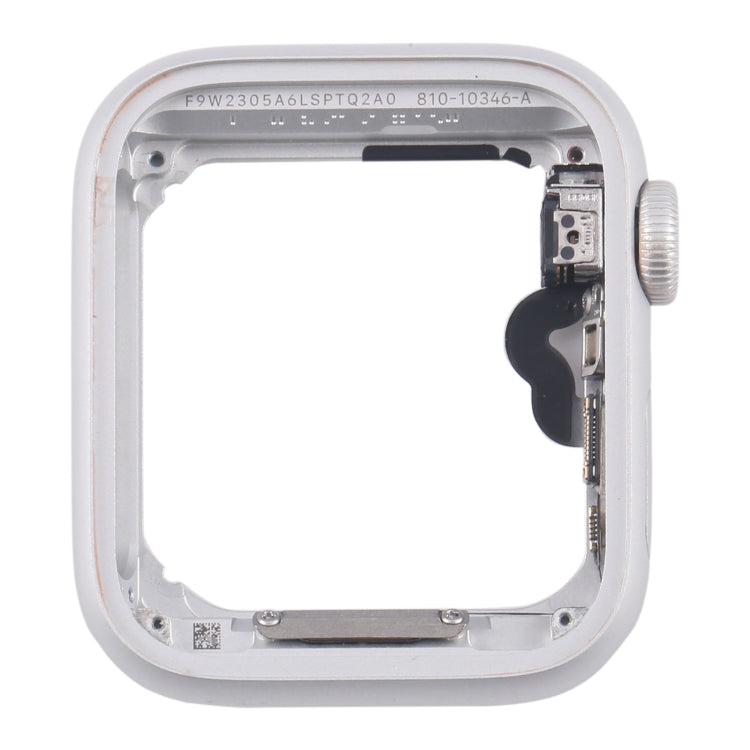 For Apple Watch SE 2020 44MM GPS Aluminium Alloy Middle Frame Bezel Plate with Crown Spin Axis Flex Cable(Silver) - Middle Frame by PMC TechLife | Online Shopping South Africa | PMC TechLife | Buy Now Pay Later Mobicred