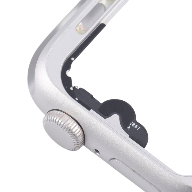 For Apple Watch SE 2020 44MM GPS Aluminium Alloy Middle Frame Bezel Plate with Crown Spin Axis Flex Cable(Silver) - Middle Frame by PMC TechLife | Online Shopping South Africa | PMC TechLife | Buy Now Pay Later Mobicred