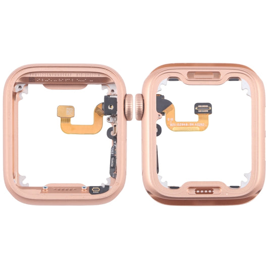 For Apple Watch Series 6 44MM LTE Aluminium Alloy Middle Frame Bezel Plate with Crown Spin Axis Flex Cable(Gold) - Middle Frame by PMC Jewellery | Online Shopping South Africa | PMC Jewellery | Buy Now Pay Later Mobicred