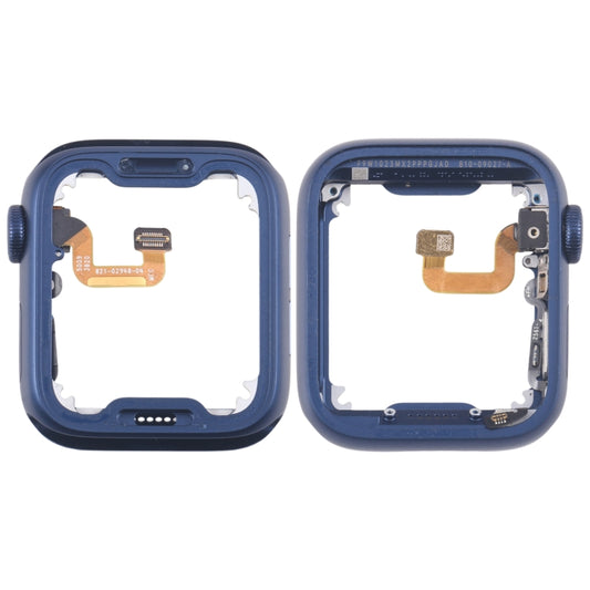 For Apple Watch Series 6 44MM LTE Aluminium Alloy Middle Frame Bezel Plate with Crown Spin Axis Flex Cable(Blue) - Middle Frame by PMC Jewellery | Online Shopping South Africa | PMC Jewellery | Buy Now Pay Later Mobicred