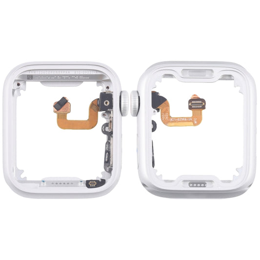 For Apple Watch Series 6 40MM GPS Aluminium Alloy Middle Frame Bezel Plate with Crown Spin Axis Flex Cable(Silver) - Middle Frame by PMC Jewellery | Online Shopping South Africa | PMC Jewellery | Buy Now Pay Later Mobicred