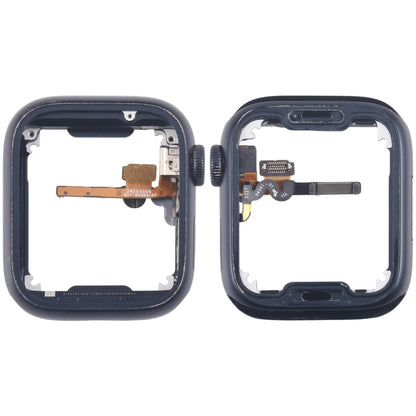 For Apple Watch Series 7 / 8 / 9 45MM LTE Aluminium Alloy Middle Frame Bezel Plate with Crown Spin Axis Flex Cable(Midnight) - Middle Frame by PMC Jewellery | Online Shopping South Africa | PMC Jewellery | Buy Now Pay Later Mobicred