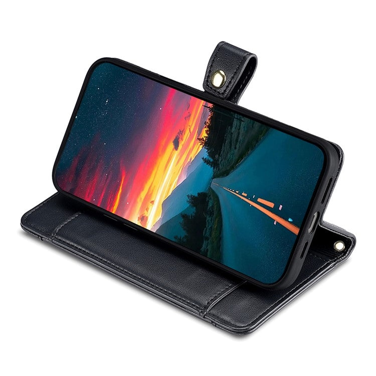For Fujitsu Arrows We2 Sheep Texture Cross-body Zipper Wallet Leather Phone Case(Black) - More Brand by PMC TechLife | Online Shopping South Africa | PMC TechLife | Buy Now Pay Later Mobicred