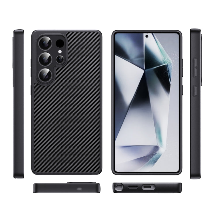 For Samsung Galaxy S25+ 5G Pita Series TPU + PC Texture Phone Case(Grey) - free shipping - PMC Jewellery - Order now!