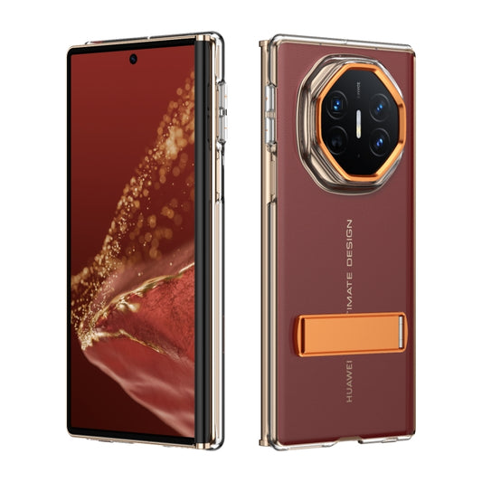 For Huawei Mate XT Ultimate Ice-Cold Holder PC Hybrid TPU Phone Case(Orange) - Huawei Cases by PMC Jewellery | Online Shopping South Africa | PMC Jewellery | Buy Now Pay Later Mobicred