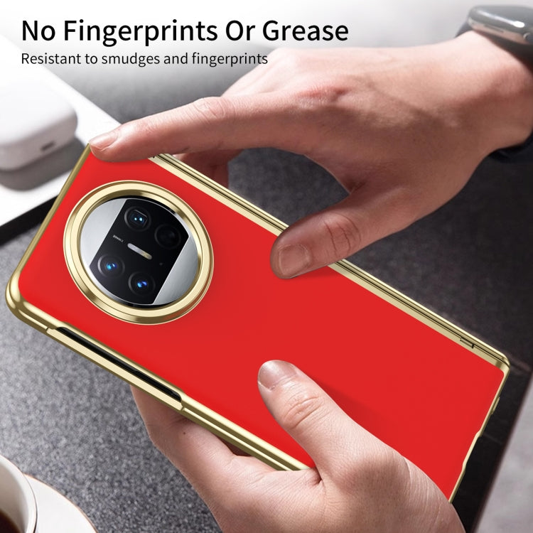 For Huawei Mate X3 Integrated AG Frosted Vacuum Plating Phone Case(Red) - Huawei Cases by PMC TechLife | Online Shopping South Africa | PMC TechLife | Buy Now Pay Later Mobicred