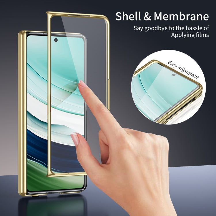 For Huawei Mate X5 Integrated AG Frosted Vacuum Plating Phone Case(Ice Blue) - Huawei Cases by PMC TechLife | Online Shopping South Africa | PMC TechLife | Buy Now Pay Later Mobicred