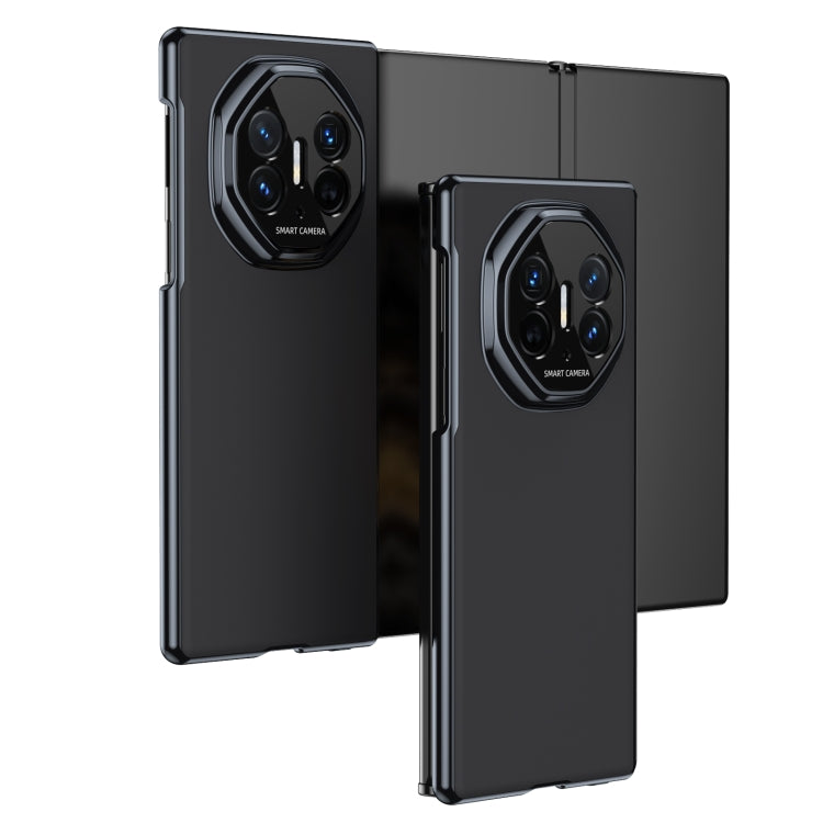 For Huawei Mate XT Ultimate Design Integrated AG Frosted Vacuum Plating Phone Case(Black) - Huawei Cases by PMC TechLife | Online Shopping South Africa | PMC TechLife | Buy Now Pay Later Mobicred
