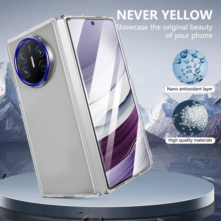 For Huawei Mate X5 lce Folding Series Integrated Clear PC Phone Case(Royal Blue) - Huawei Cases by PMC TechLife | Online Shopping South Africa | PMC TechLife | Buy Now Pay Later Mobicred