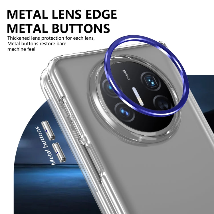 For Huawei Mate X5 lce Folding Series Integrated Clear PC Phone Case(Royal Blue) - Huawei Cases by PMC TechLife | Online Shopping South Africa | PMC TechLife | Buy Now Pay Later Mobicred
