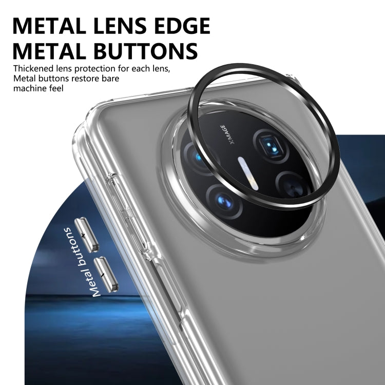 For Huawei Mate X5 lce Folding Series Integrated Clear PC Phone Case(Black) - Huawei Cases by PMC TechLife | Online Shopping South Africa | PMC TechLife | Buy Now Pay Later Mobicred