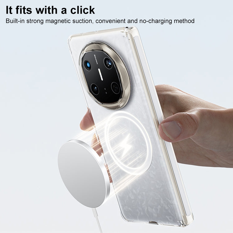 For Huawei Mate X6 Clear MagSafe PC Full Coverage Phone Case(White) - Huawei Cases by PMC TechLife | Online Shopping South Africa | PMC TechLife | Buy Now Pay Later Mobicred
