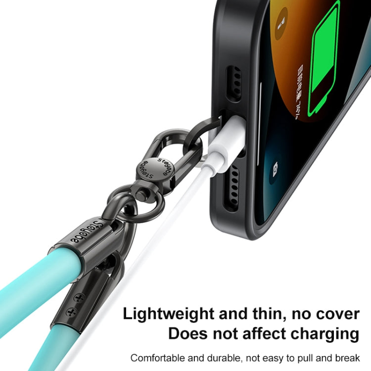 DUX DUICS Stoyobe PL-II Universal Silicone Phone Wrist Strap Anti-lost Lanyard(Black) - Lanyards & Wrist Straps by DUX DUCIS | Online Shopping South Africa | PMc TechLife | Buy Now Pay Later Mobicred