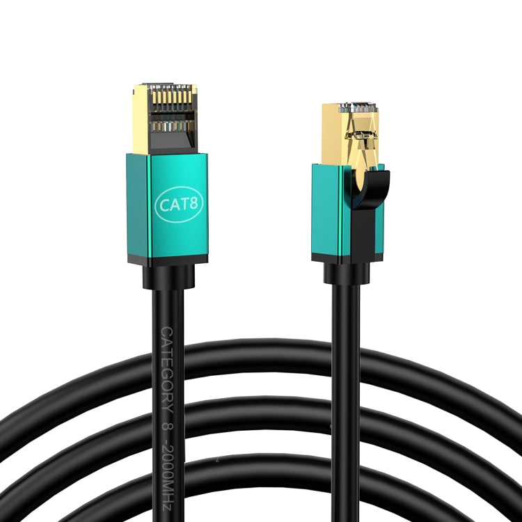 8m Home Fiber Bandwidth 10 Gigabit CAT8 Network Cable(Green) - Lan Cable and Tools by PMC TechLife | Online Shopping South Africa | PMC TechLife | Buy Now Pay Later Mobicred