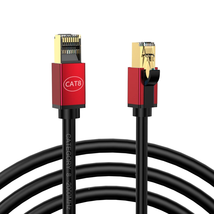 20m Home Fiber Bandwidth 10 Gigabit CAT8 Network Cable(Red) - Lan Cable and Tools by PMC TechLife | Online Shopping South Africa | PMC TechLife | Buy Now Pay Later Mobicred