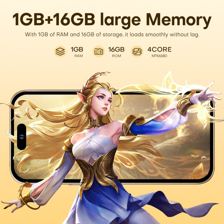 U218 / i16 Pro Max, 1GB+16GB, 6.6 inch Android 8.1 MTK6580A Quad Core, OTG, Network: 3G, Dual SIM, Plug:EU Plug(White) - free shipping - PMc TechLife - Order now!