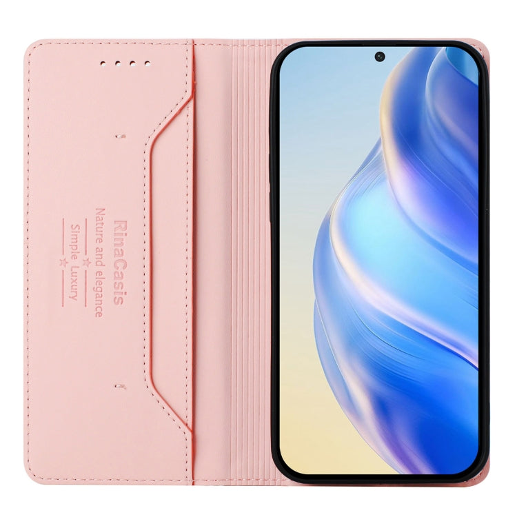 For Ulefone Note 14 RC01 Dual-Folded Magnetic Suction RFID Leather Phone Case(Pink) - free shipping - PMC TechLife - Order now!