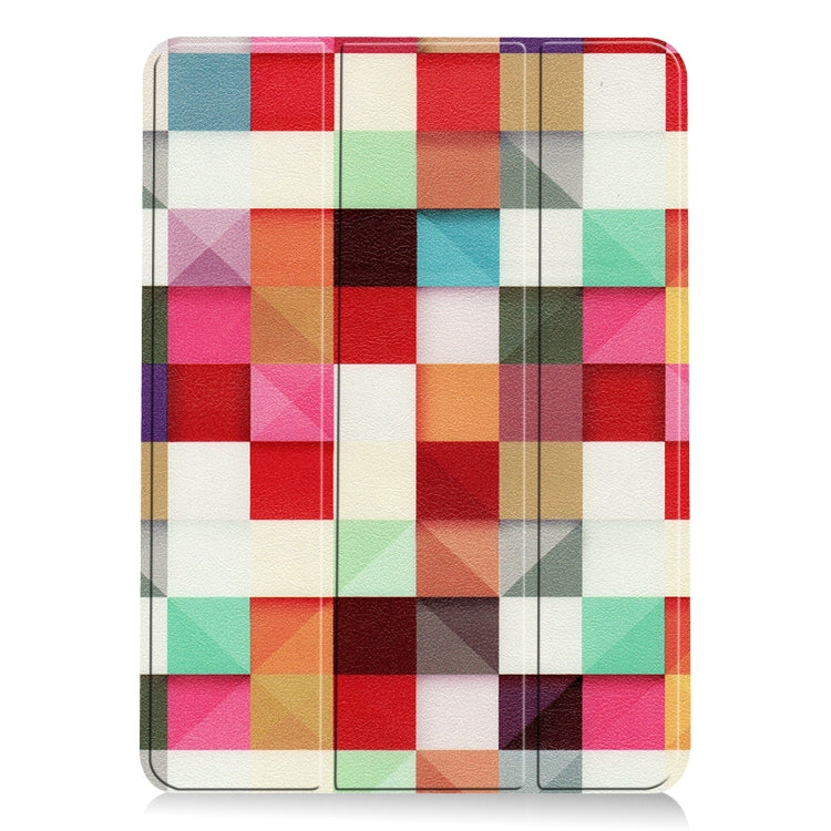 For iPad Air 11 2024 / 2022 / 2020 10.9 Colored Drawing Horizontal Flip Leather Case with Three-folding Holder & Sleep / Wake-up Function(Magic Cube) - iPad Air (2022) / (2020) 10.9 Cases by PMC Jewellery | Online Shopping South Africa | PMC Jewellery | Buy Now Pay Later Mobicred