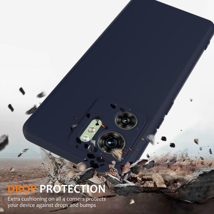 For Motorola Edge 40 Shockproof Silicone Magsafe Phone Case(Navy Blue) - free shipping - PMC TechLife - Order now!